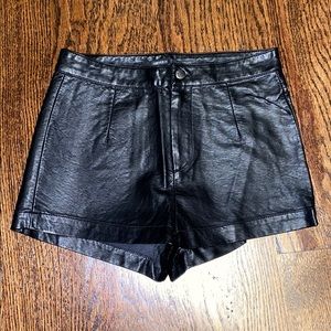 Forever 21 Leather Shorts